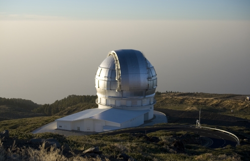 Imagen del Gran Telescopio Canarias.