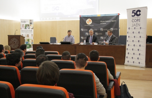 Un momento del foro celebrado en el Campus Científico-Tecnológico de Linares.