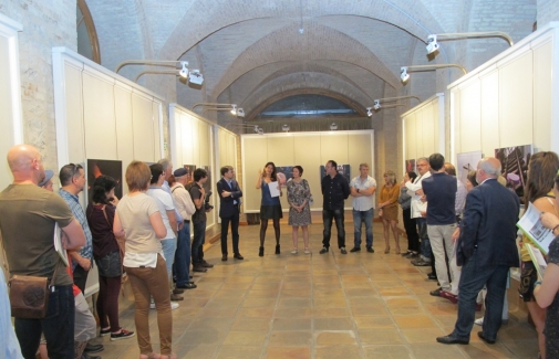 Inauguración de la exposición.