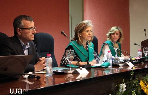 Josep Martí, María Luisa del Moral e Inmaculada Barroso. Foto Eduardo Vílchez