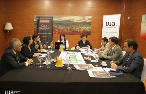 Un momento de la celebración del desayuno informativo.