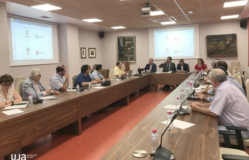 Última reunión mantenida por la Fundación Universidad de Jaén-Empresa.