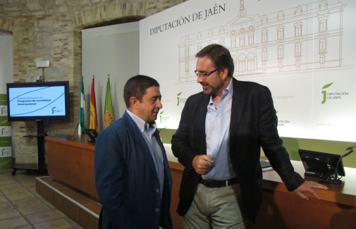 Francisco Reyes y Juan Gómez. Foto. Diputación Provincial de Jaén