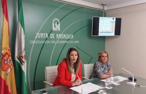 Ana Morillo e Inmaculada Barroso, en la rueda de prensa. 