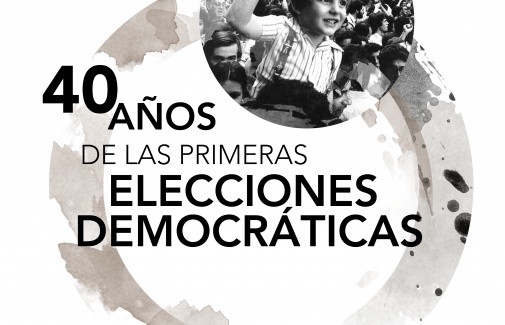 Cartel del foro debate sobre los 40 años de las primeras elecciones democráticas en España