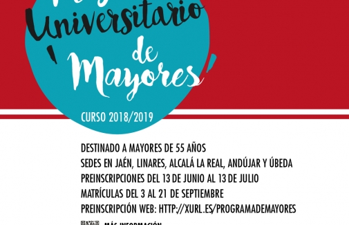 Cartel Programa Universitario de Mayores