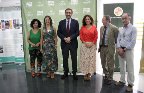Mª Paz del Moral, Ana Cobo, Juan Gómez, Lina Gálvez, Juan Cano y Diego Montesinos.