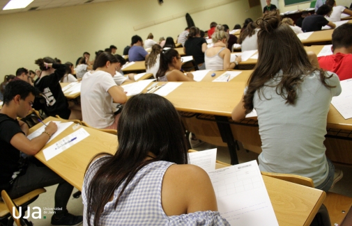 Momento de uno de los exámenes de las Pruebas de Acceso y Admisión a la Universidad de septiembre