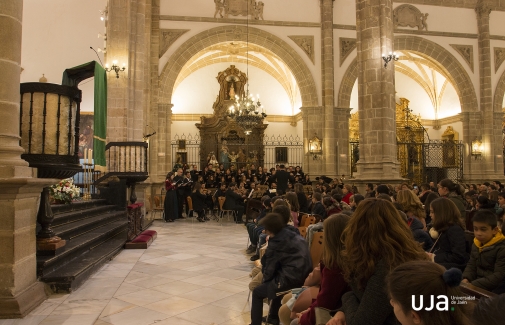 Concierto del Coro y la Orquesta de la UJA, en la parroquia de la Asunción de Villacarrillo. Foto: Fernando Mármol