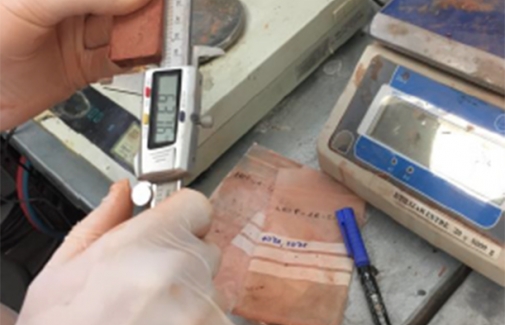 Trabajo realizado en los laboratorios de la EPS de Linares.