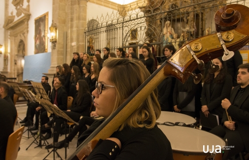 Orquesta de la UJA, en un concierto. Foto: Fernando Mármol