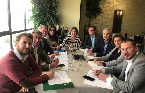 Reunión de trabajo de representantes de la Fundación Universidad de Jaén-Empresa
