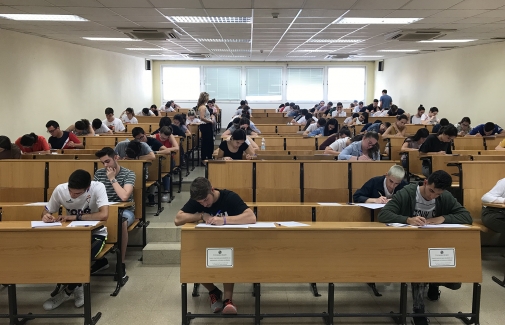 Un momento de las pruebas celebradas la pasada semana en la Universidad de Jaén.