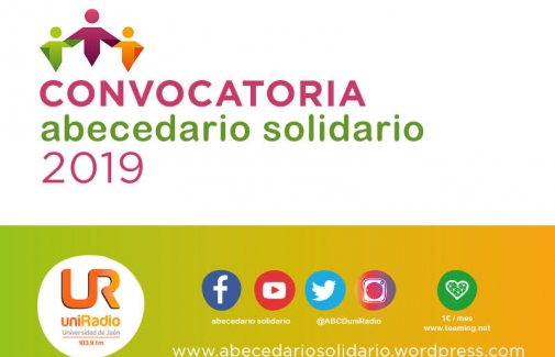 Imagen de la convocatoria de 'Abecedario Solidario 2019'.