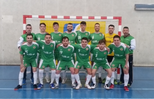 Equipo de fútbol sala de la UJA que logró el bronce en los pasados Campeonatos de Andalucía.