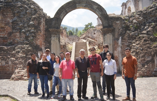Investigadores de la UJA y de la Universidad de San Carlos, en Guatemala.