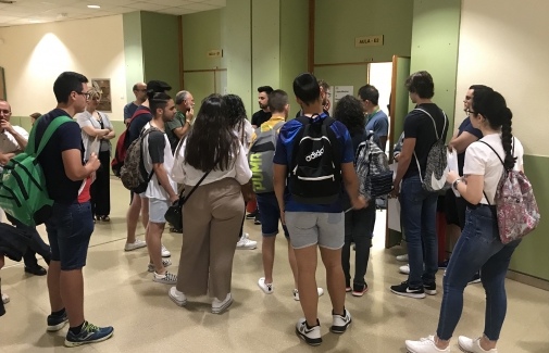 Llamamiento de estudiantes, en la convocatoria de junio.