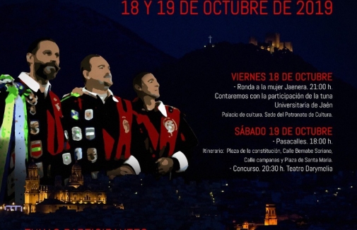 Cartel del IX Certamen Internacional de Tunas Ciudad de Jaén.