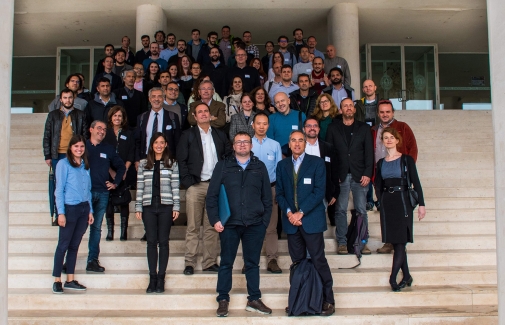 Foto de familia de los participantes en la última reunión celebrada en Coimbra.
