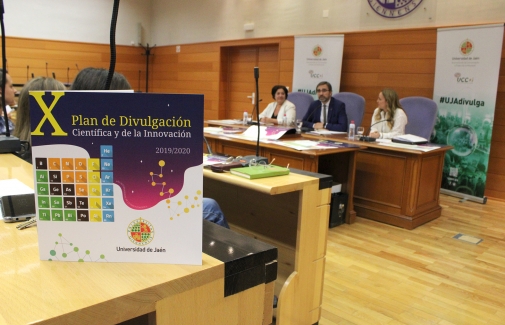 Presentación del X Plan de Divulgación Científica y de la Innovación de la UJA.