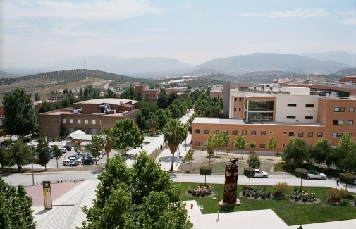 Vista del Campus Las Lagunillas de la UJA.