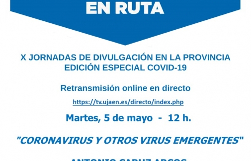 Cartel de la segunda conferencia de las Jornadas 'Ciencia e Innovación en Ruta'.