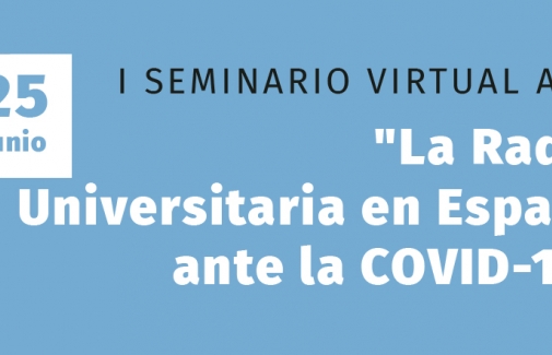 Título I Seminario Virtual ARU sobre 'La Radio Universitaria en España ante la COVID-19'