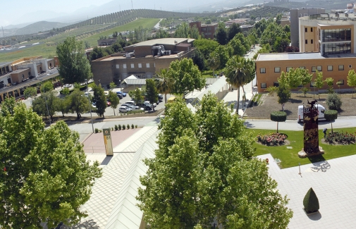 Vista panorámica del Campus Las Lagunillas, desde el Edificio Rectorado.
