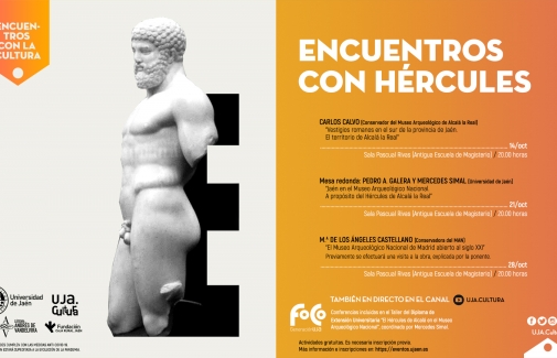 Cartel con la programación de los 'Encuentros con Hércules'