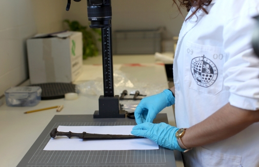Un laboratorio del Instituto de Investigación en Arqueología Ibérica de la UJA.