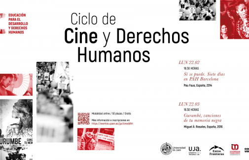 Cartel de Ciclo de Cine y Derechos Humanos.
