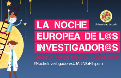 Cartel de La Noche Europea de los Investigadores.