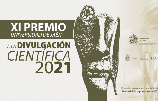 Cartel del XI Premio 'Universidad de Jaén' a la Divulgación Científica 2021.