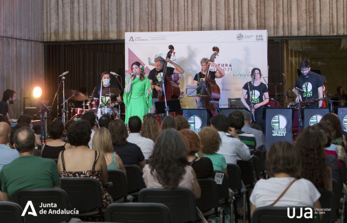 Actuación de la formación 'Combos', de la Asociación Jaén Jazzy. Fotografía: Fernando Mármol