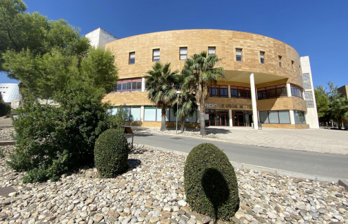 Edificio C4 en el Campus Las Lagunillas.