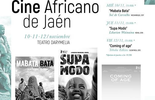 Cartel de la II Muestra de Cine Africano de Jaén.