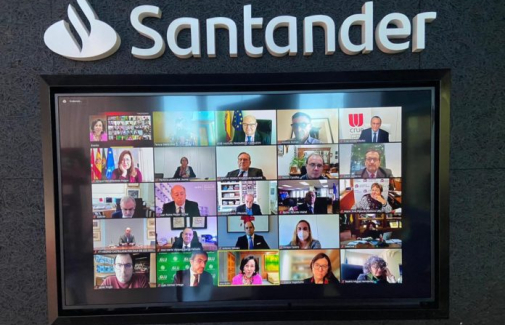 Reunión del Consejo de Administración de Universia España.