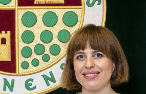 La profesora Rocío Bolaños.