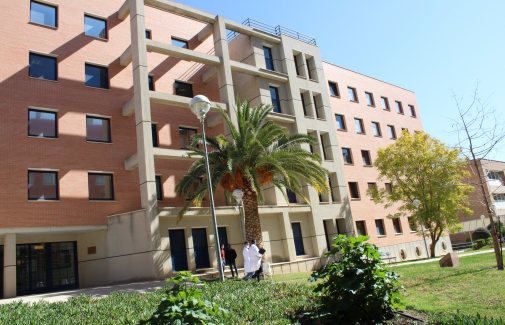 Edificio de la Facultad de Ciencias de la Salud de la UJA.