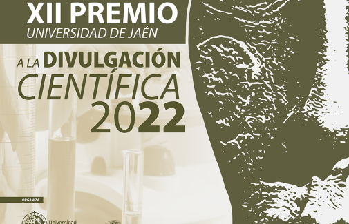 Cartel del XII Premio 'Universidad de Jaén' a la Divulgación Científica.