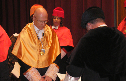 Manuel Ortigueira, el día de su investidura como Doctor Honoris Causa de la UJA.