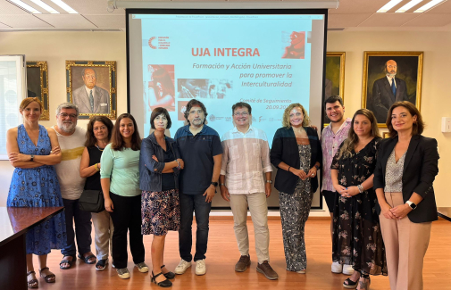 Participantes en el Comité de seguimiento del Proyecto 'UJA Integra'.