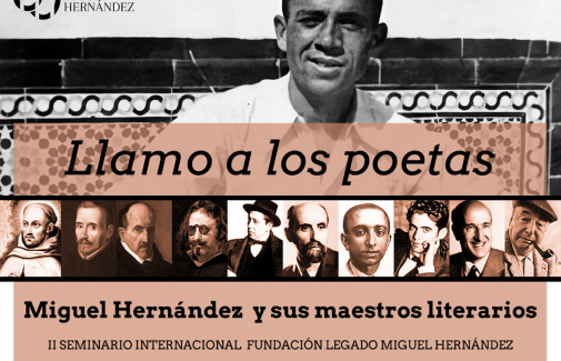 Cartel del II Seminario Internacional Fundación Legado Miguel Hernández.