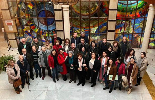 Participantes en la reunión constitutiva celebrada en diciembre en el Patronato de Asuntos Sociales de Jaén.
