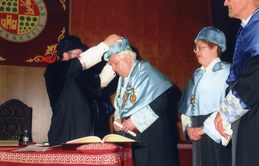 Acto de investidura de Pedro Martínez como Doctor Honoris Causa de la UJA, celebrado en 2003.