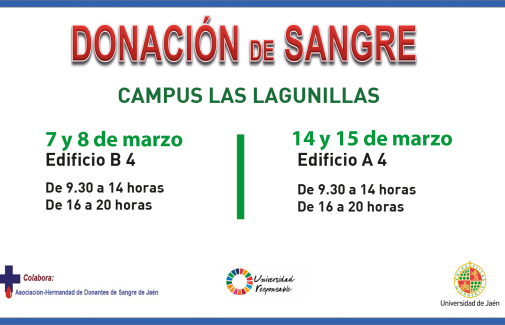 Cartel de la donaciones de marzo.