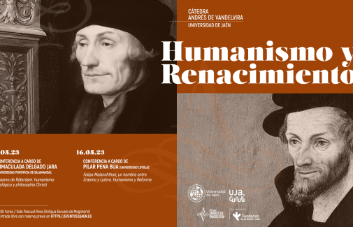 Cartel del ciclo de conferencias sobre 'Humanismo y Renacimiento'.