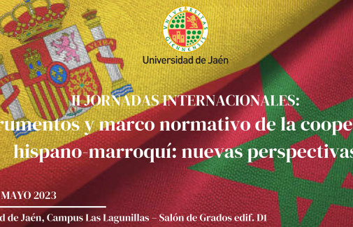 Cartel de las II Jornadas Hispano-Marroquíes.