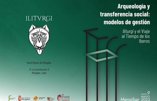 Cartel de la jornada 'Arqueología y transferencia social: modelos de gestión'.