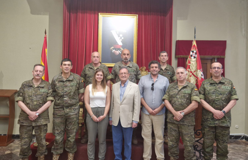 Visita a la Comandancia General de Ceuta.